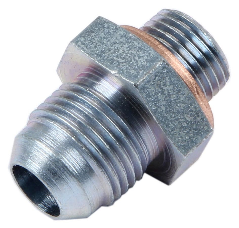 Carter 156-386 Fitting, Adapter, Straight, 8 AN Male to 5/8-18 in Male, Steel, Natural, Each
