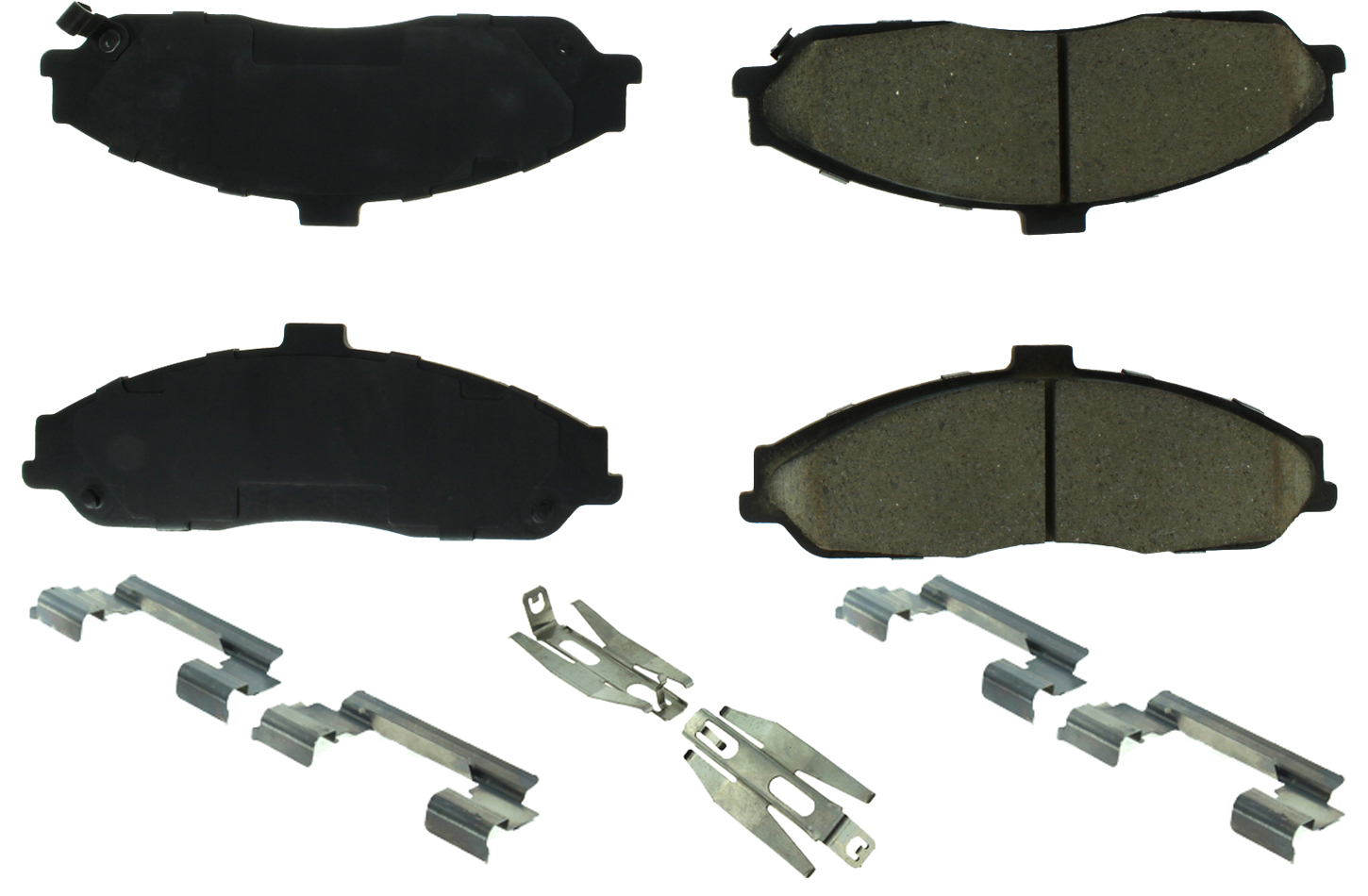 Brake Pads - Posi-Quiet - Semi-Metallic - Corvette 1997-2013 - Kit