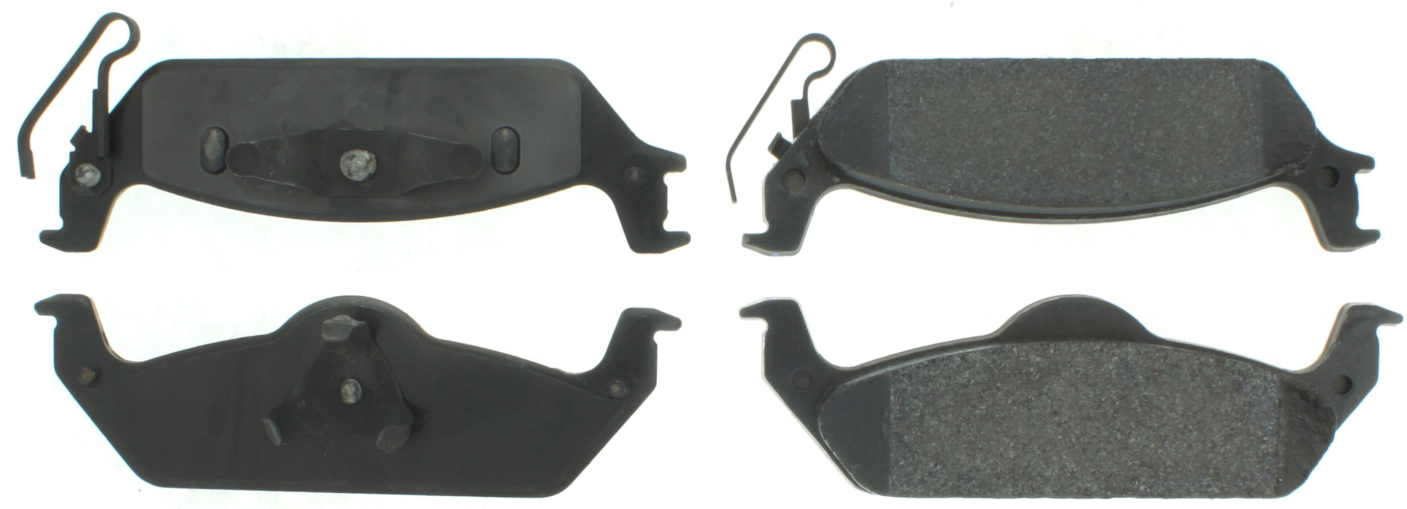 Brake Pads - Premium - Semi-Metallic - Hardware Included - Dodge Midsize Truck 2003-04 - Set of 4