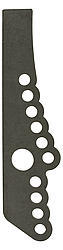 Four Link Bracket - Heavy Duty - Chassis Bracket - Weld-On - 1/4 in Thick - 3/4 in Holes - 1-1/8 in Hole Spacing - Steel - Natural - Each