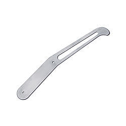 Chassis Engineering 3910 Door or Parachute Handle, 3/16 in Thick, 3/16 in Holes, 10 in Tall, Aluminum, Natural, Each