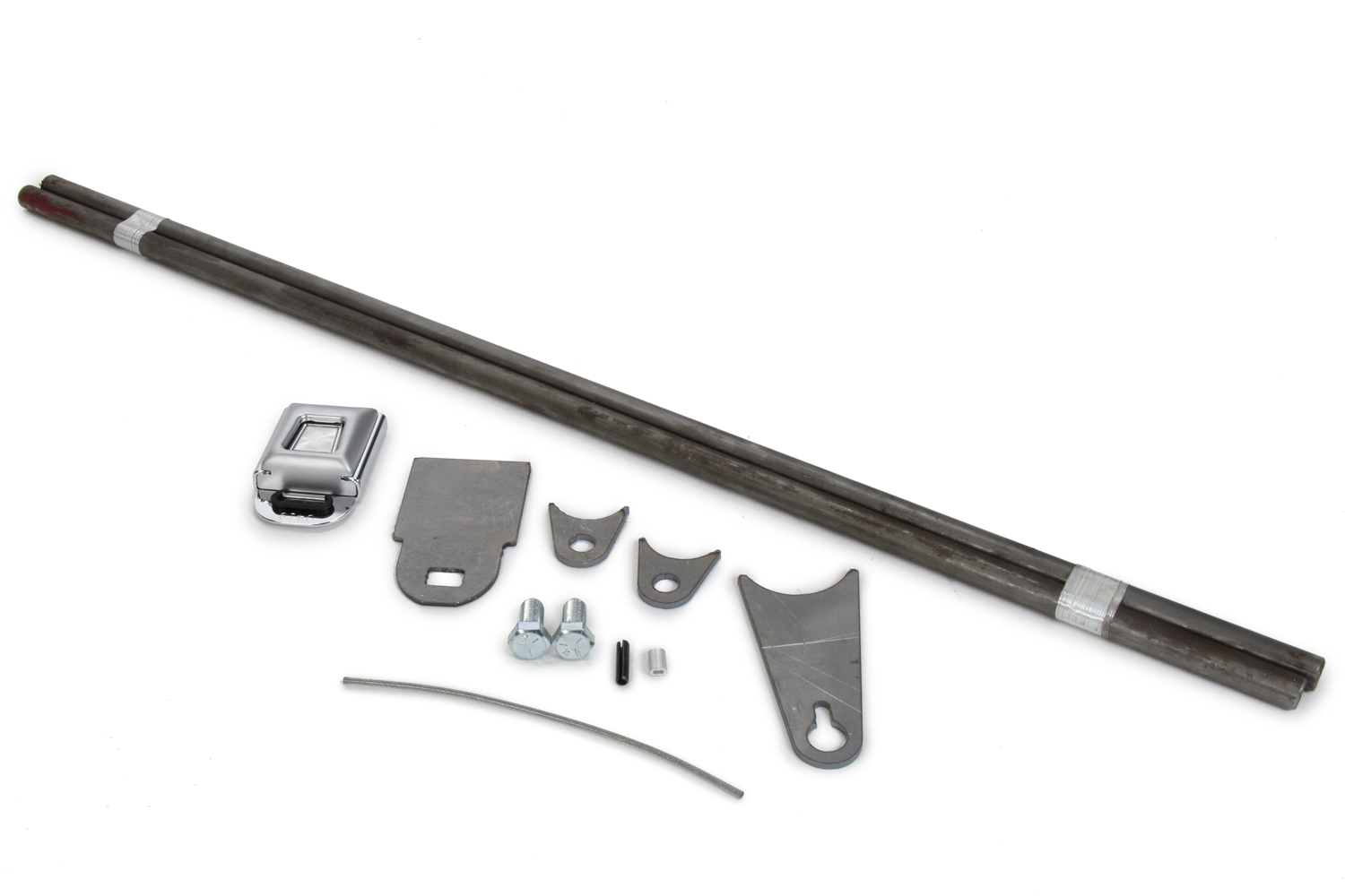 Chassis Engineering 4033 Window Net Installation Kit, Buckle Style, Hardware Included, Steel, Natural, Kit