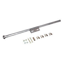 Chassis Engineering 5100 Transmission Crossmember, Weld-On, 40 in Wide, Bracket / Hardware Included, Steel, Natural, Kit