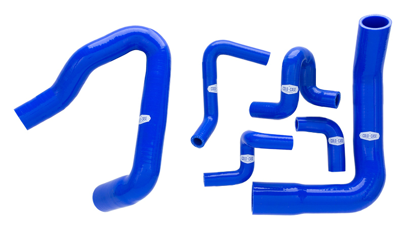 Cold Case Radiators Hoses, Radiator HFOR05B 86-93 Mustang GT Hose Kit Blue thumbnail 2