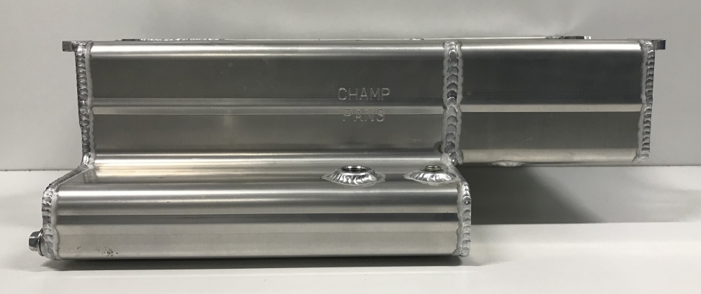 SBC Alm Pro Oil Pan Wet Sump w/RH Kickout