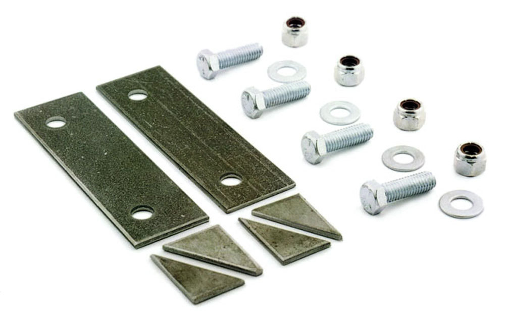 Competition Engineering 4032 Motor Plate Hardware, Mid, Gussets, Bolts, Nuts / Washers, Steel, Kit