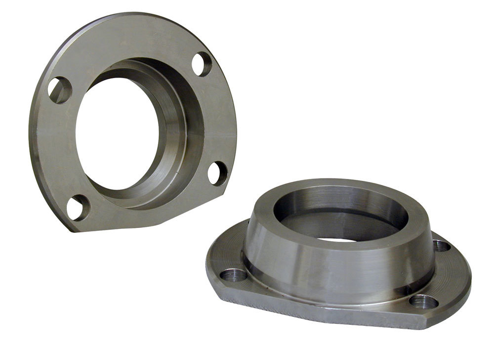 Competition Engineering 9505 Axle Housing End, Weld-On, 3.150 in Bearing Bore, 1/2 in Bolt Holes, Steel, Natural, Ford 9 in, Pair