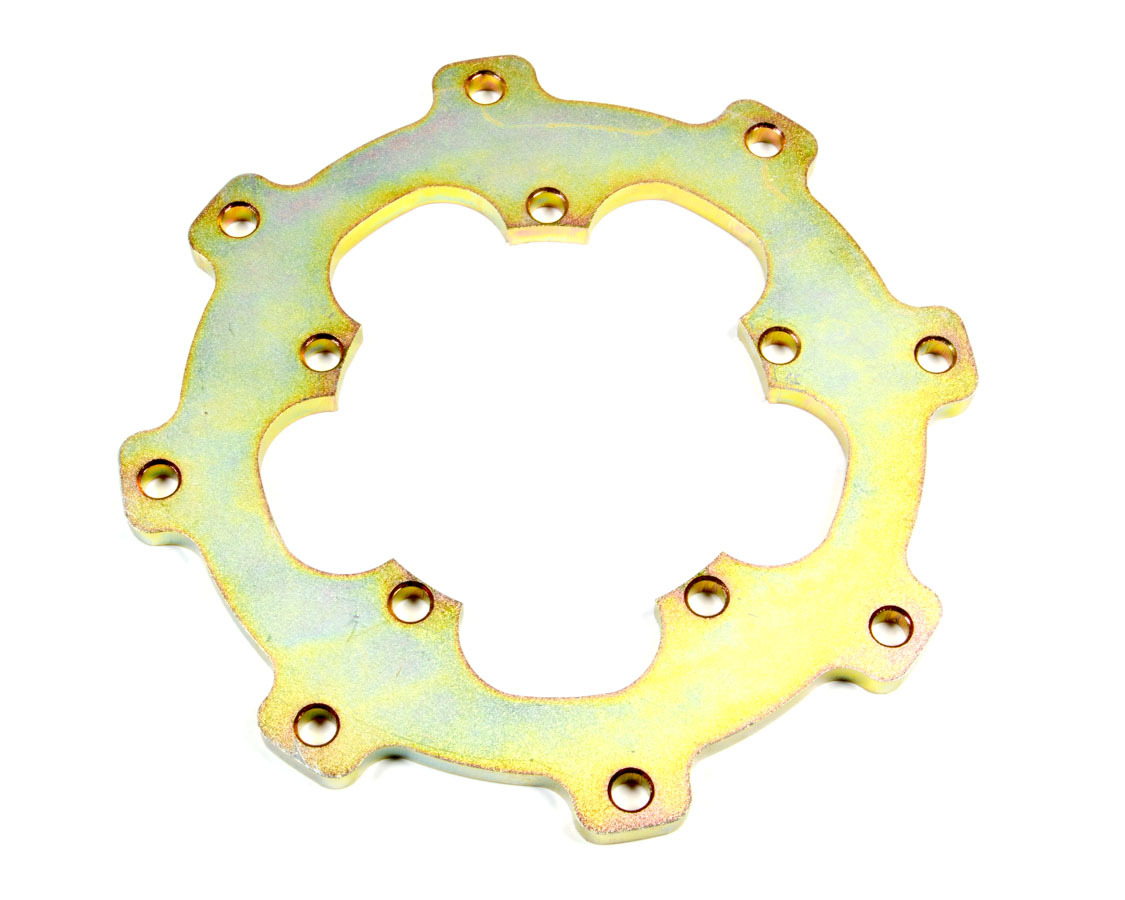 Brake Rotor Adapter - 5 x 4.5 in to 8 x 7.000 in Rotor Bolt Pattern - Steel - Cadmium - Coleman Sportsman Hub - Each