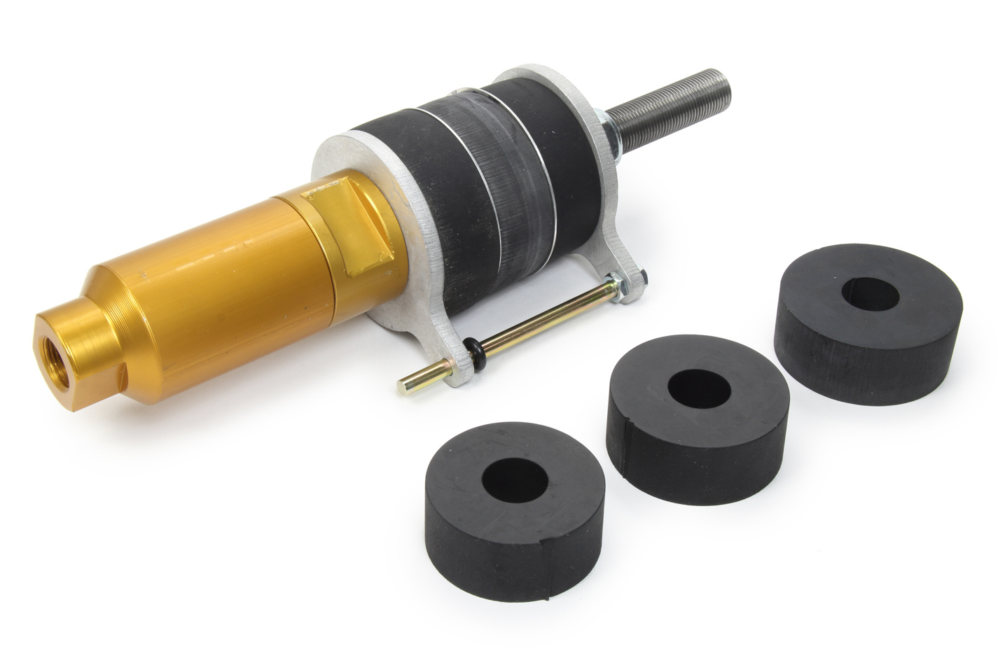 Coleman Racing Products 22040 - Torque Absorber, Rubber Bushings, Aluminum, Gold Anodized, Each