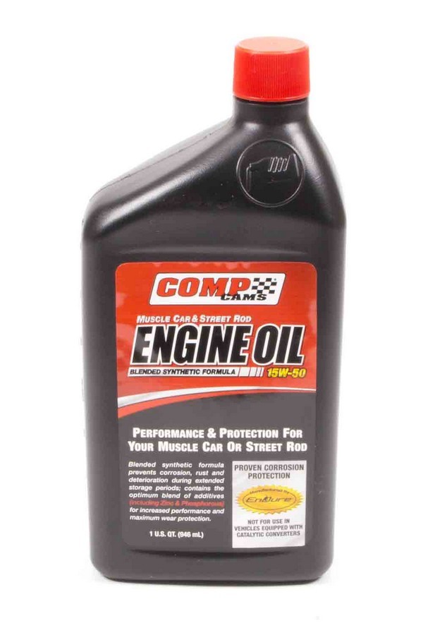 Comp Cams 1595 Motor Oil, Muscle Car and Street Rod, 15W50,