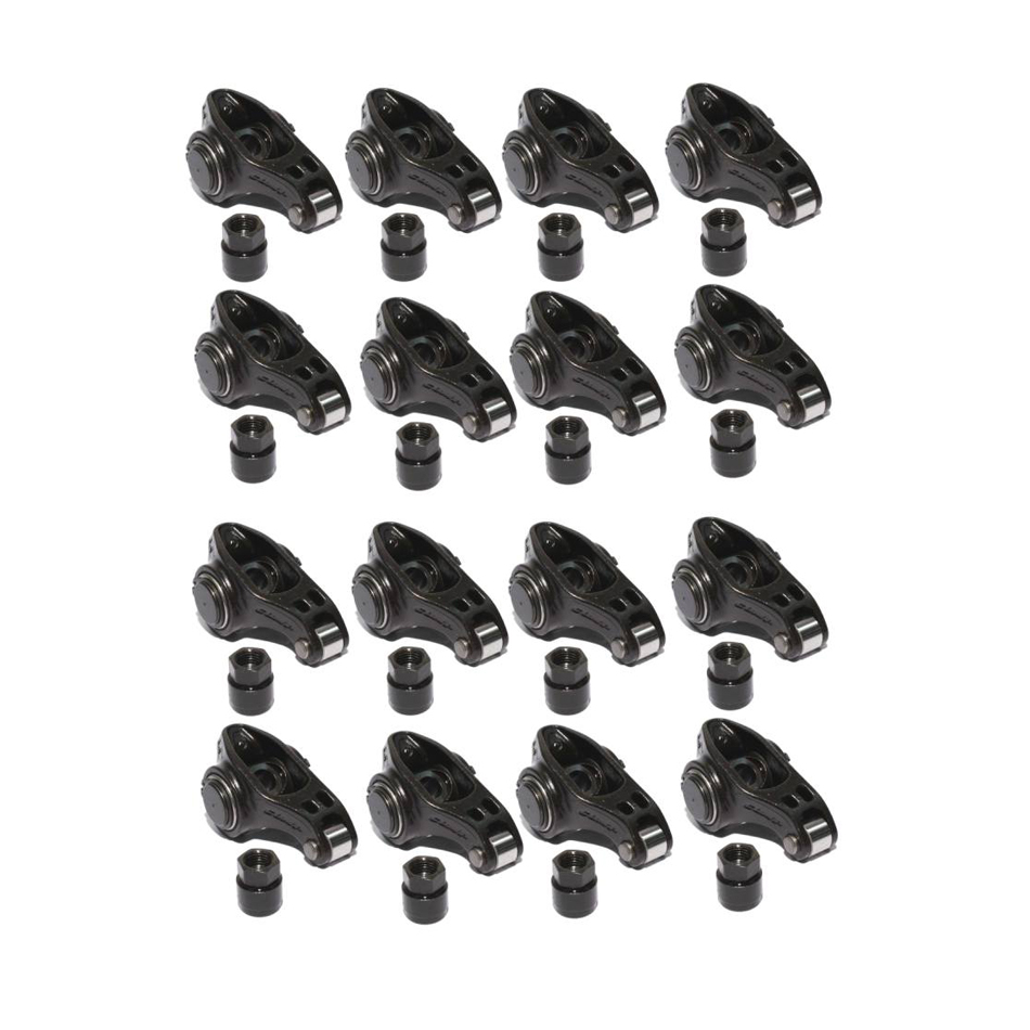 Comp Cams 1676-16 Rocker Arm, Ultra Pro Magnum, 3/8 in Stud Mount, 1.80 Ratio, Full Roller, Chromoly, GM LS-Series, Set of 16