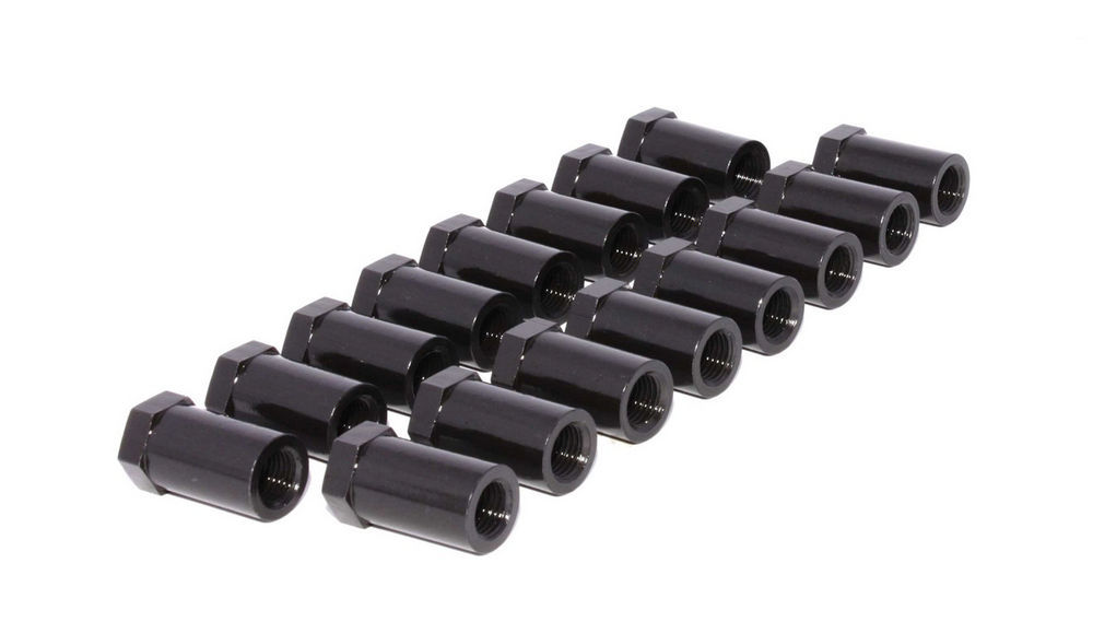 Comp Cams 4602-16 Rocker Arm Nut, Magnum Polylock, 3/8-24 in Thread, Steel, Black Oxide, Set of 16