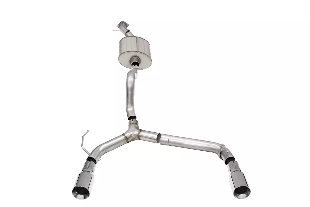 Corsa 21-25 Ford Bronco 2.7L 2-Door 2.75in Cat-Back Dual Rear Exhaust w/4in Straight-Cut Polish Tips thumbnail 9