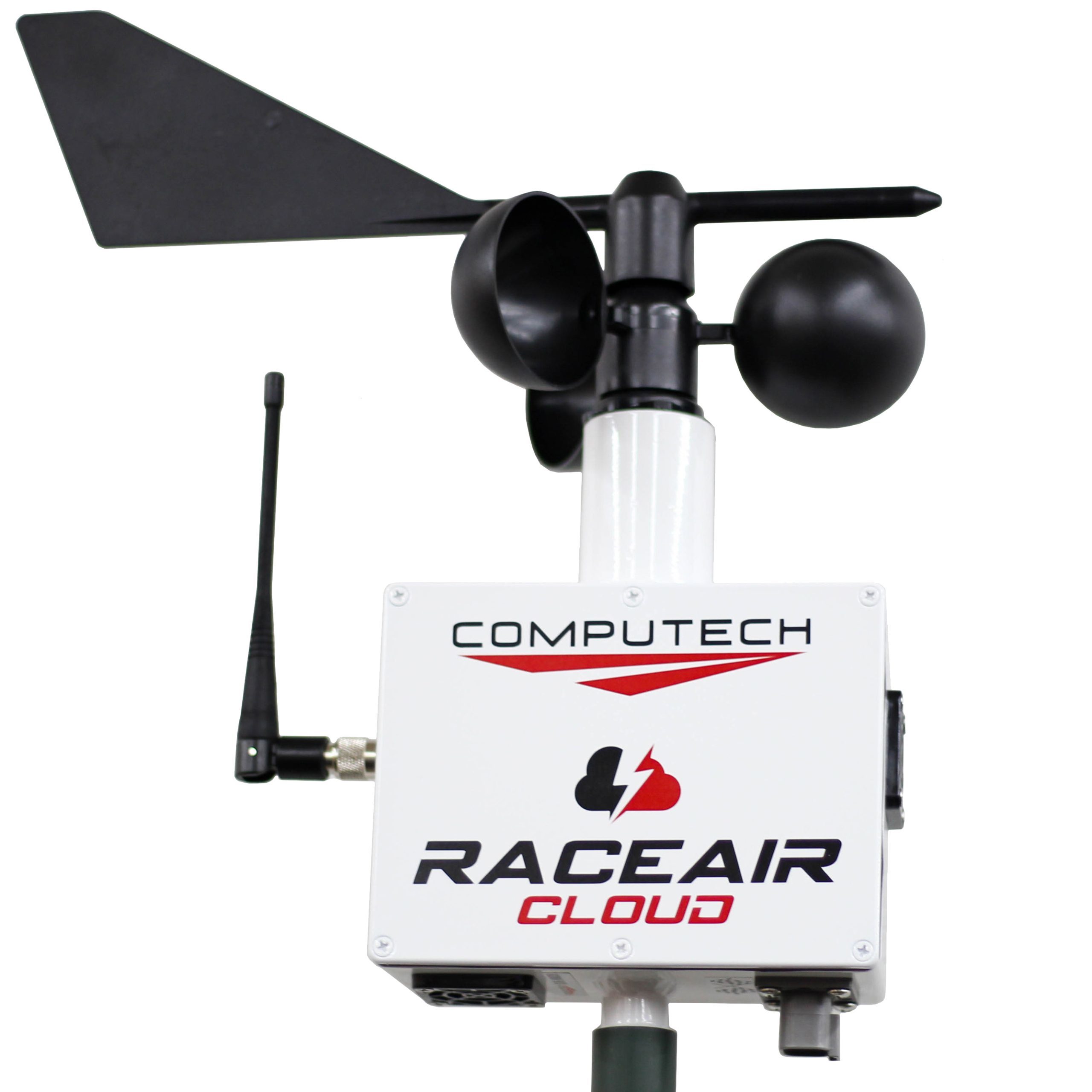 Computech 3315-ET Weather Station, RaceAir Cloud Deluxe, Wind / Speed Direction, Text / Paging, Software / Pole / Hardware Included, Kit