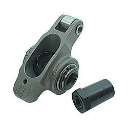Crower Cams 73641-1 Rocker Arm, Enduro, 7/16 in Stud Mount, 1.60 Ratio, Full Roller, Stainless, Small Block Chevy, Each