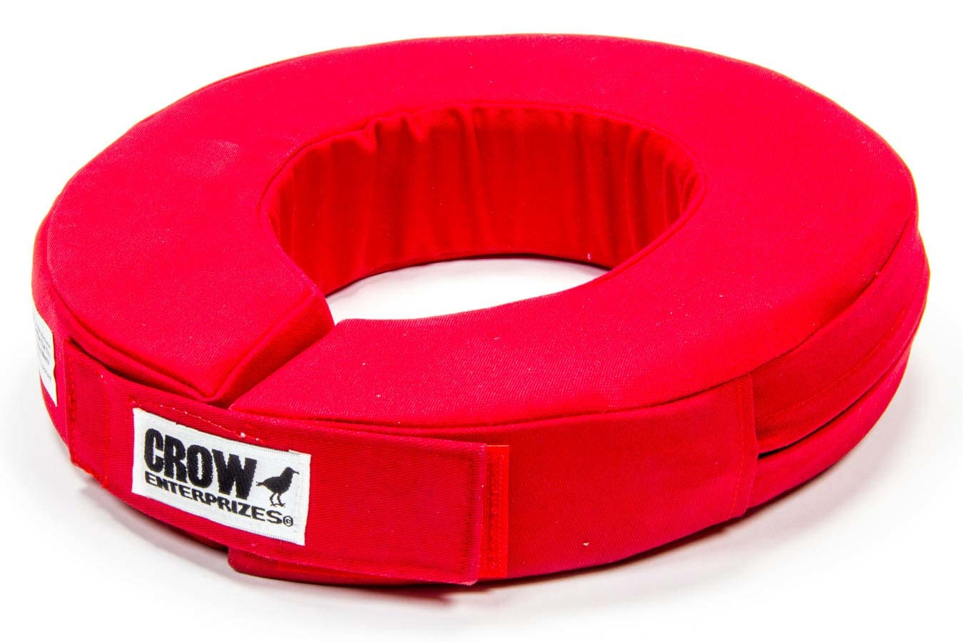 Crow Safety 20162A Neck Support, 360 Degree, SFI 3.3, Padded, Fire Retardant Cotton, Red, Each