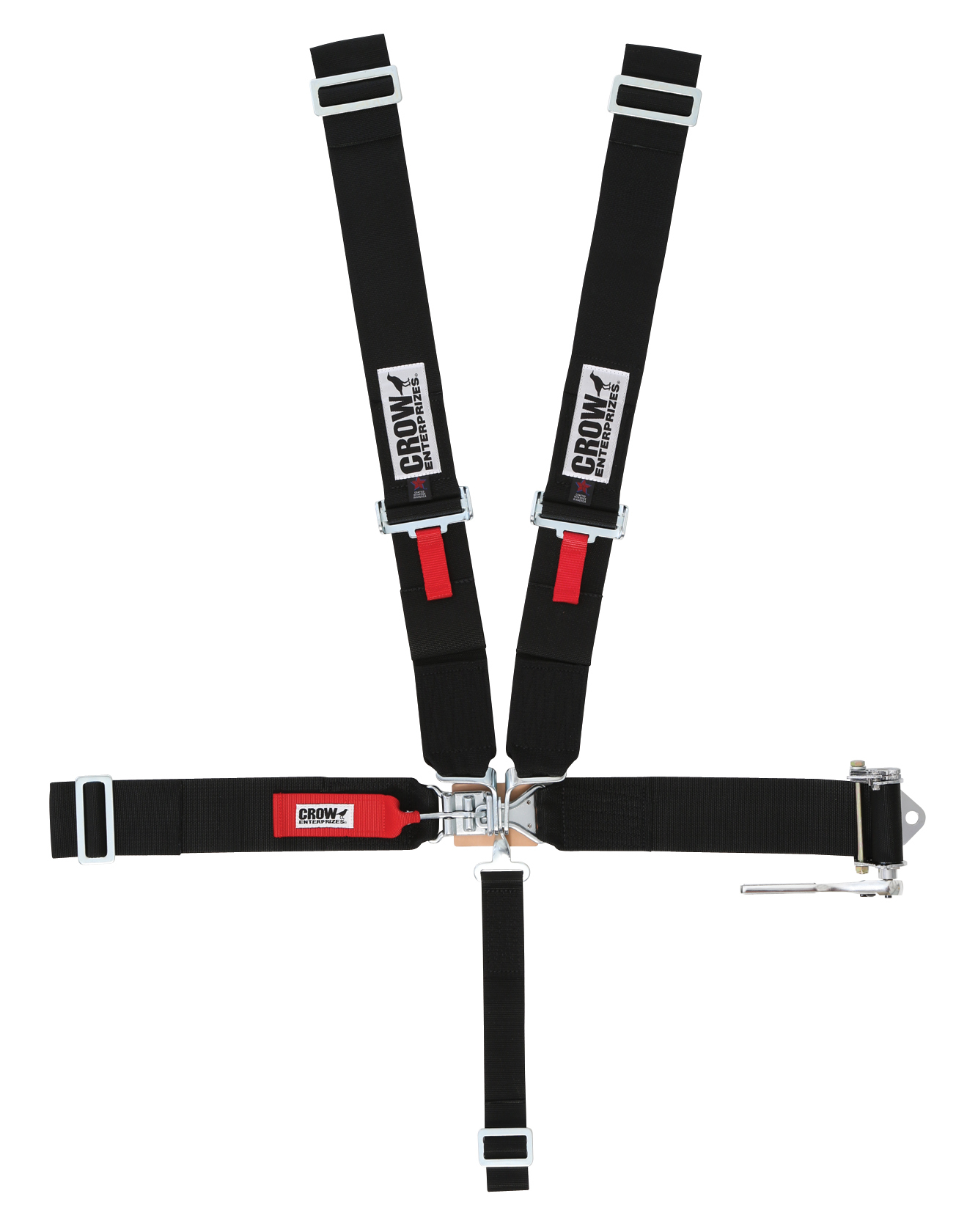 Crow Safety 40054 - Seat Belts Ratchet On Left 3in Belts All Wrap