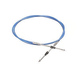 CSR Performance 6002 Throttle Cable, 2 ft Long, Solid Stainless Wire, Blue, Universal, Kit