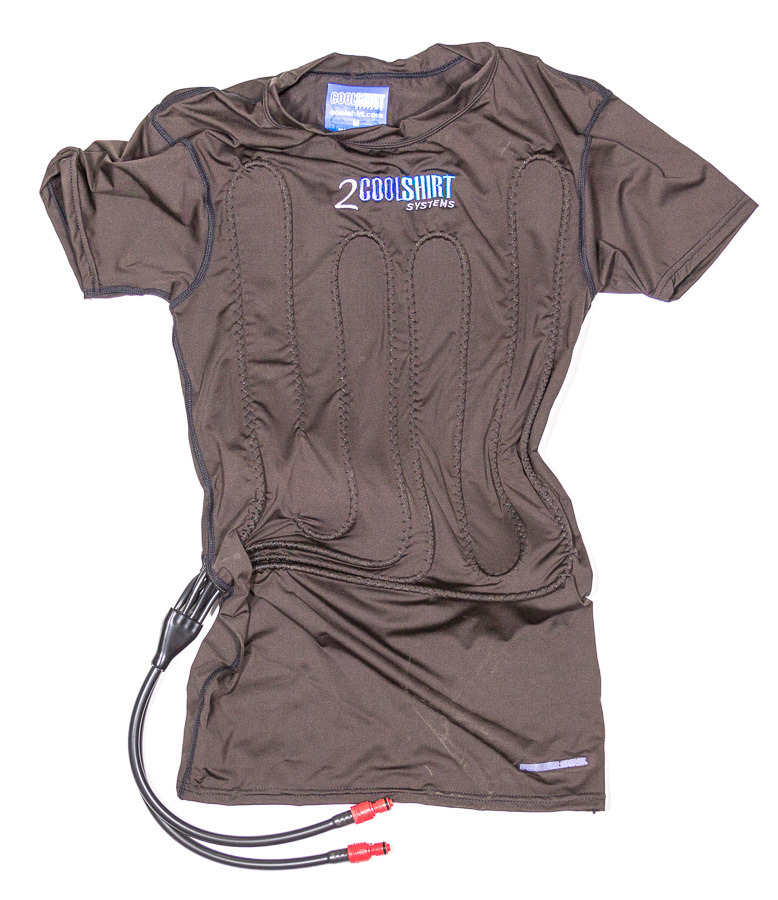 Cool Shirt 1021-2052 Cooling Shirt, 2 CoolShirt, Kink Free Water Tubing, Moisture Wicking Cotton, Compression Style, Short Sleeve, Black, X-Large, Each