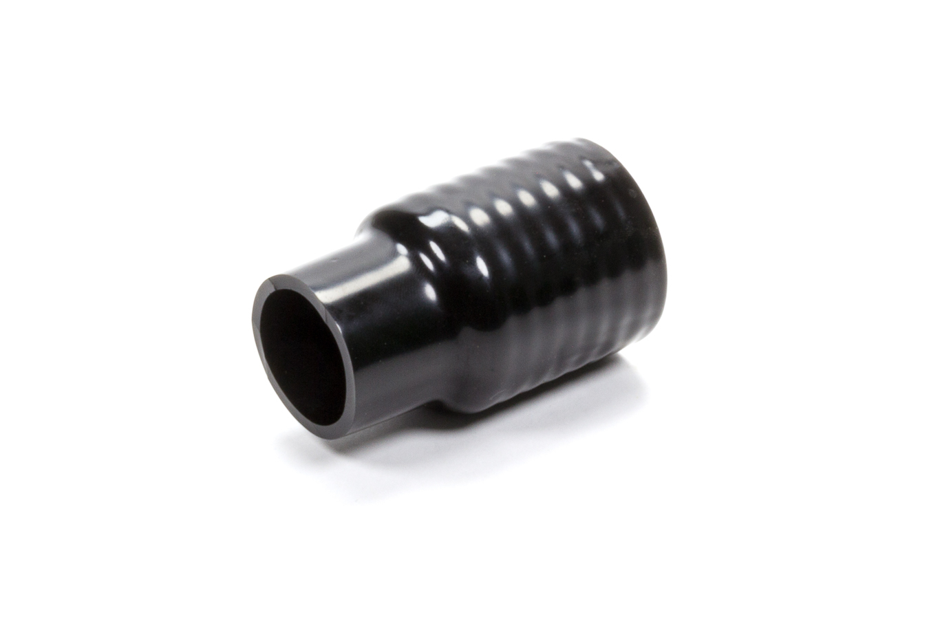 Helmet Air Hose Adapter - Straight - 2 in Hose to 1.5 in Hose - Silicone - Black - Each