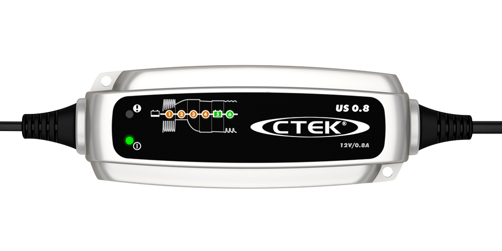 Battery Charger US .8 12v .8A Maintainer