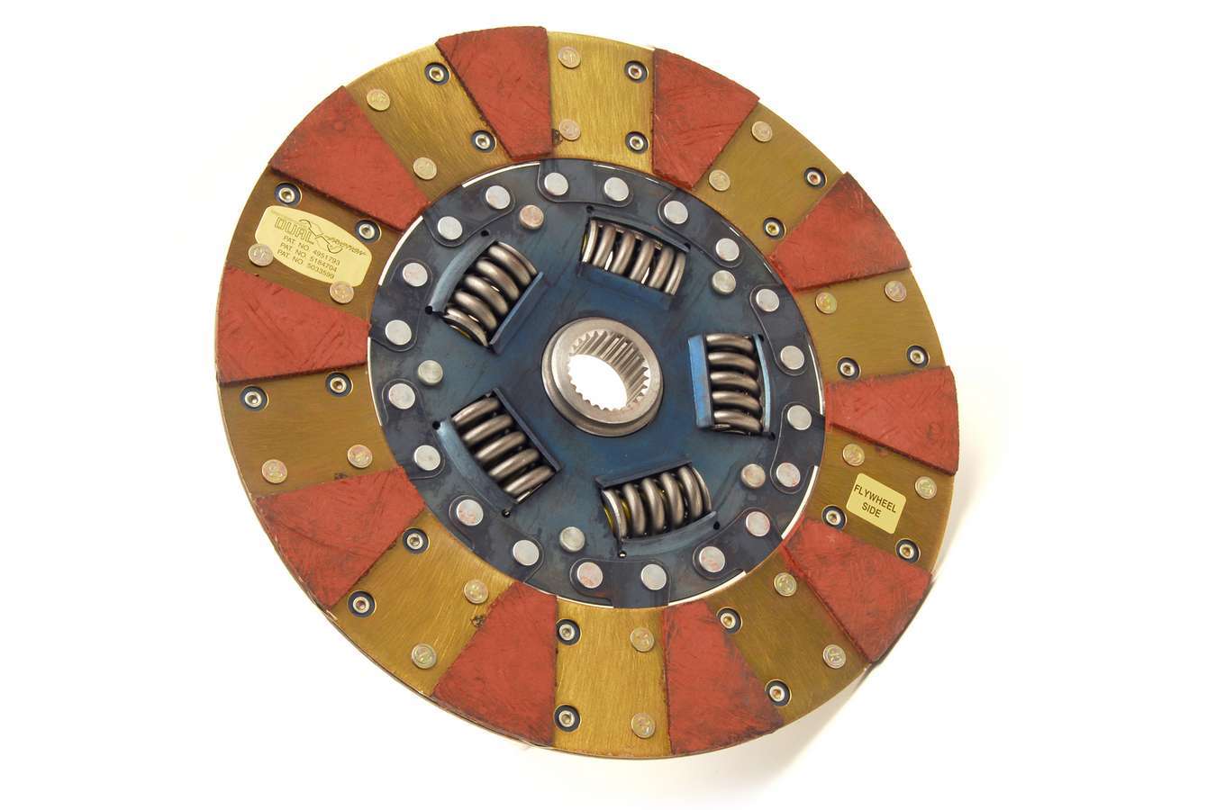 Centerforce DF384161 Clutch Disc, Dual Friction, 10-13/32 in Diameter, 1-1/8 in x 26 Spline, Sprung Hub, Organic / Carbon Composite, Various Applications, Each