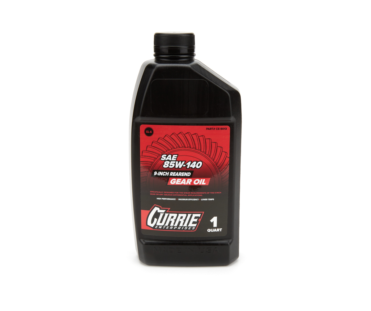 Currie CE-9013 Gear Oil, Racing, 85W140, Conventional, 1 qt Bottle, Each