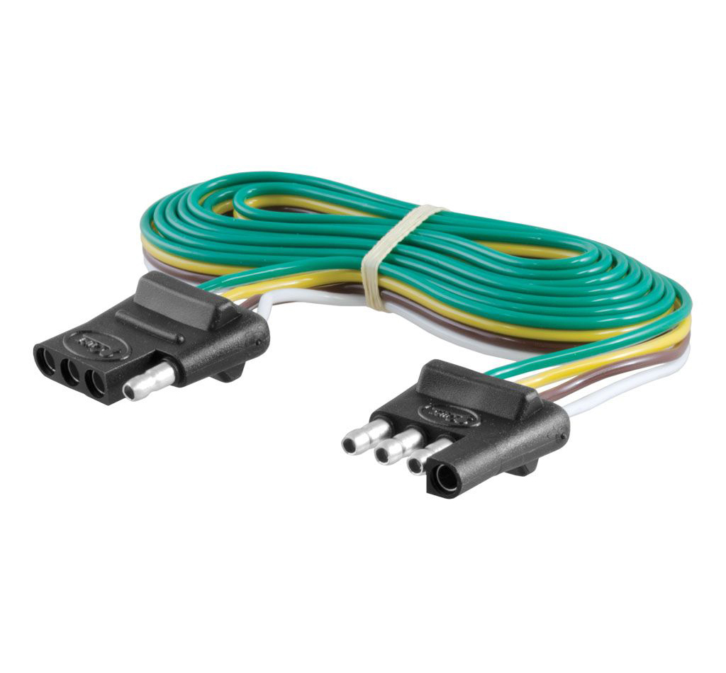 4 Way Flat Connector & Plug 6ft
