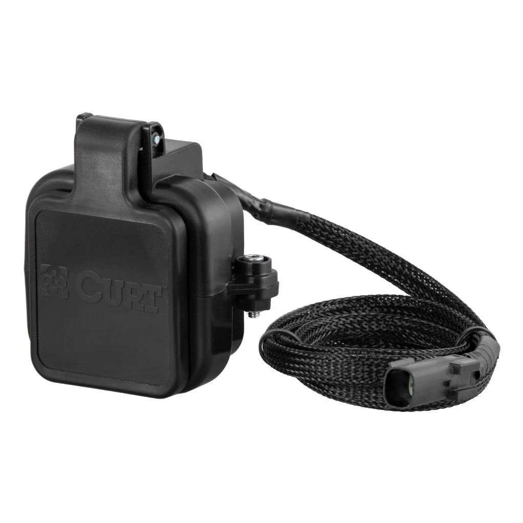 CURT Protective Multipro/Mutli-Flex Tailgate Sensors with Hitch Cap 58265 Receiver Covers, MultiPro / Multi-Flex Sensor, 2 in. x 2 in., Plastic, Black, Chevrolet, GMC, Each thumbnail 7