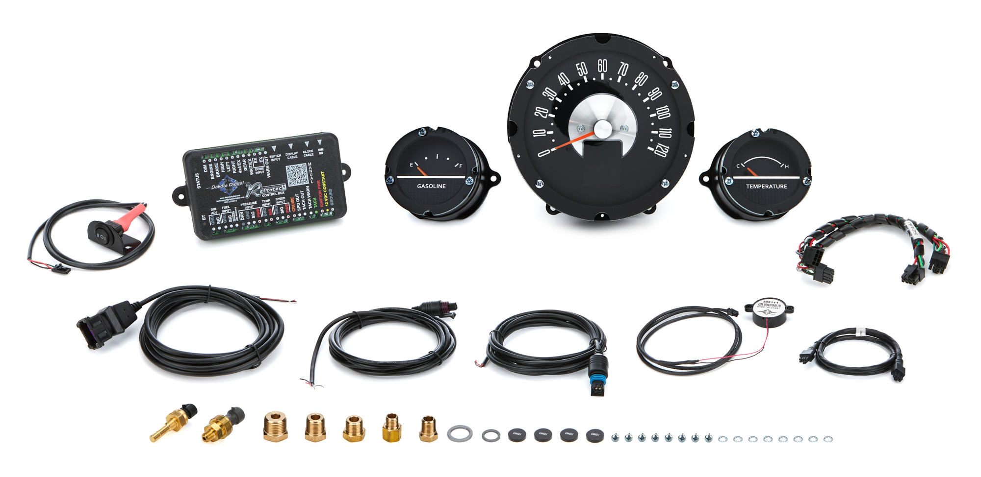 DAKOTA DIGITAL — DAKOTA DIGITAL 1957 Chevy Car RTX Instrument System