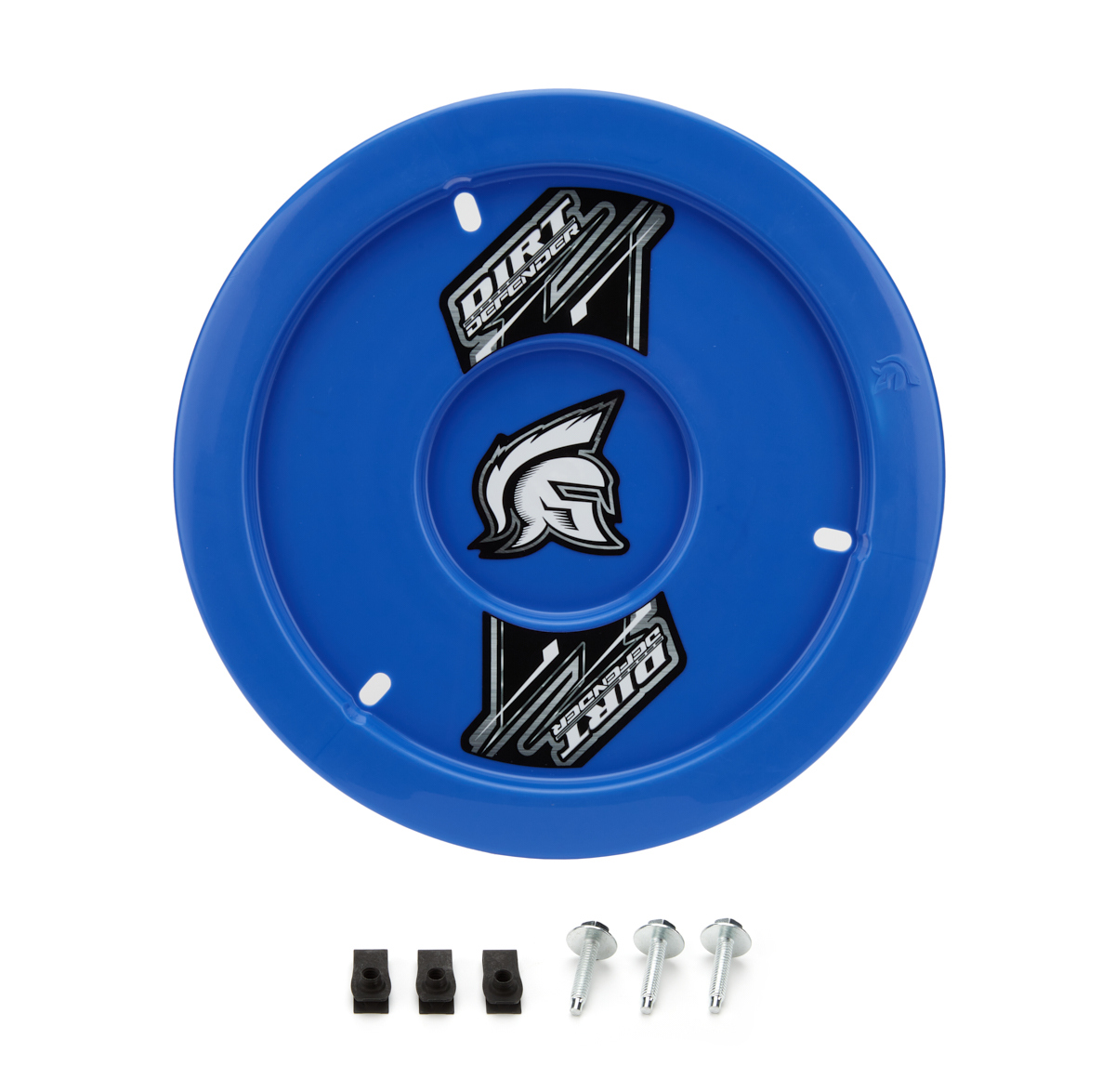 Dirt Defender 10020-2 Mud Cover, Gen II, Bolt-On, Hardware Included, Cover Only, Plastic, Dark Blue, 15 in Wheels, Each