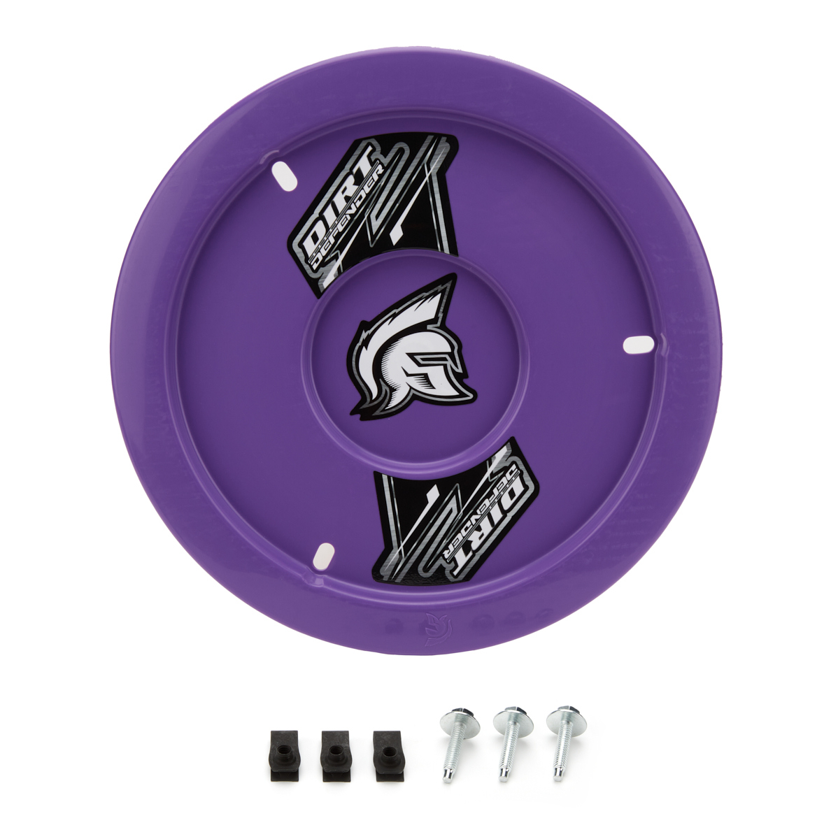 Dirt Defender 10110-2 Mud Cover, Gen II, Bolt-On, Hardware Included, Cover Only, Plastic, Purple, 15 in Wheels, Each