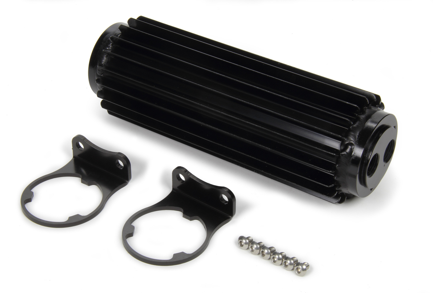 Derale Heat Sink Fluid Coolers 13279 Cooler, Type, 2-Pass, Aluminum, 10.250 in. x 1.375. x 3.25 in., 3/8 in. NPT, Inlet, Outlet, Each thumbnail 3