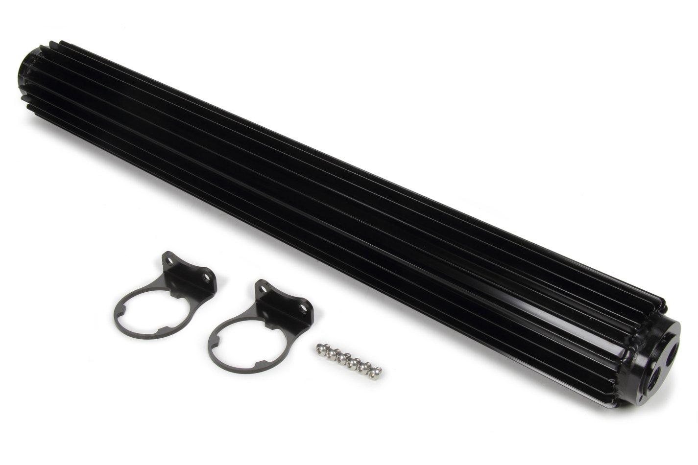 Derale Heat Sink Fluid Coolers 13287 Cooler, Sink, Dual Pass, Aluminum, Black Anodized, Dual Pass, Each thumbnail 2