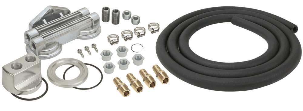 Derale 15749 - Dual Mount Oil Filter Relocation Kit