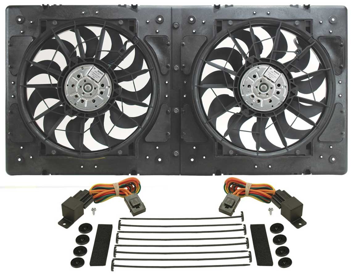 Derale 16934 Dual 13 In 4000 Cfm Ho Rad Electric Cooling Fan Derale 16934 Dual 13 In 4000 Cfm Ho Rad Electric Cooling Fan