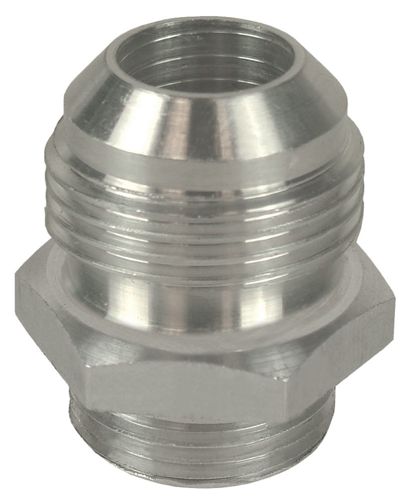 Derale AN Fittings 59010 Fitting, Adapter, to Straight Cut, Straight, Aluminum, Black Anodized, -10 AN, -10 AN, Each thumbnail 5