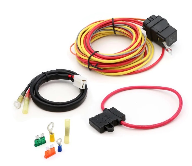 DEWITTS RADIATOR — DEWITTS RADIATOR Spal Fan Wiring Harness with Relay