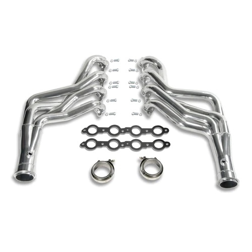 Dougs Headers D3349 Headers, Full Length, 1-7/8 in Primary, 3 in Collector, Steel, Silver Ceramic, GM LS-Series, GM A-Body 1964-67, Pair