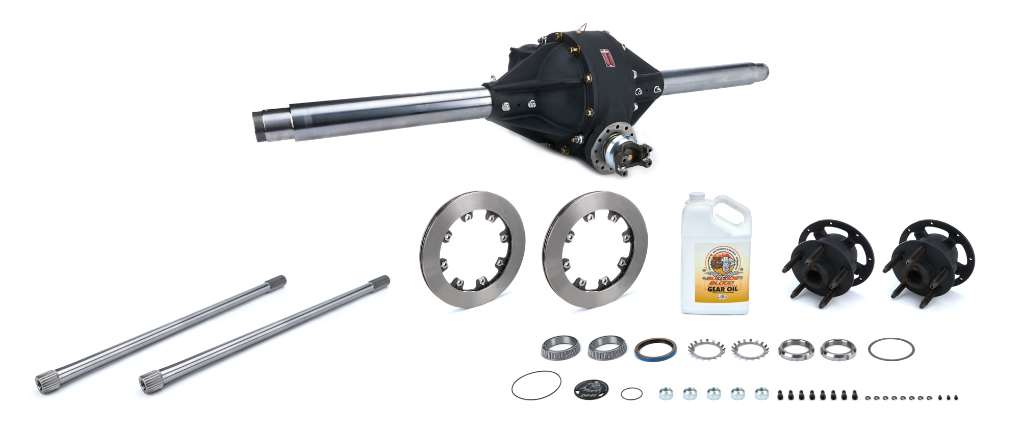 4.12 Mod Rear w/GN Tubes Billet Hubs & Rotors