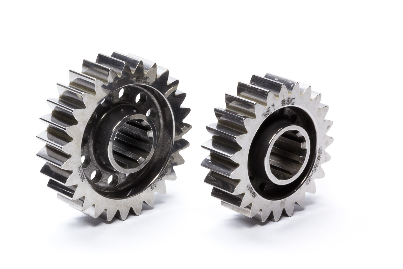 Quick Change Gear Set - Friction Fighter - Set 8G - 10 Spline - 4.12 Ratios 4.84 / 3.51 - 4.86 Ratios 5.71 / 4.14 - Steel - Each