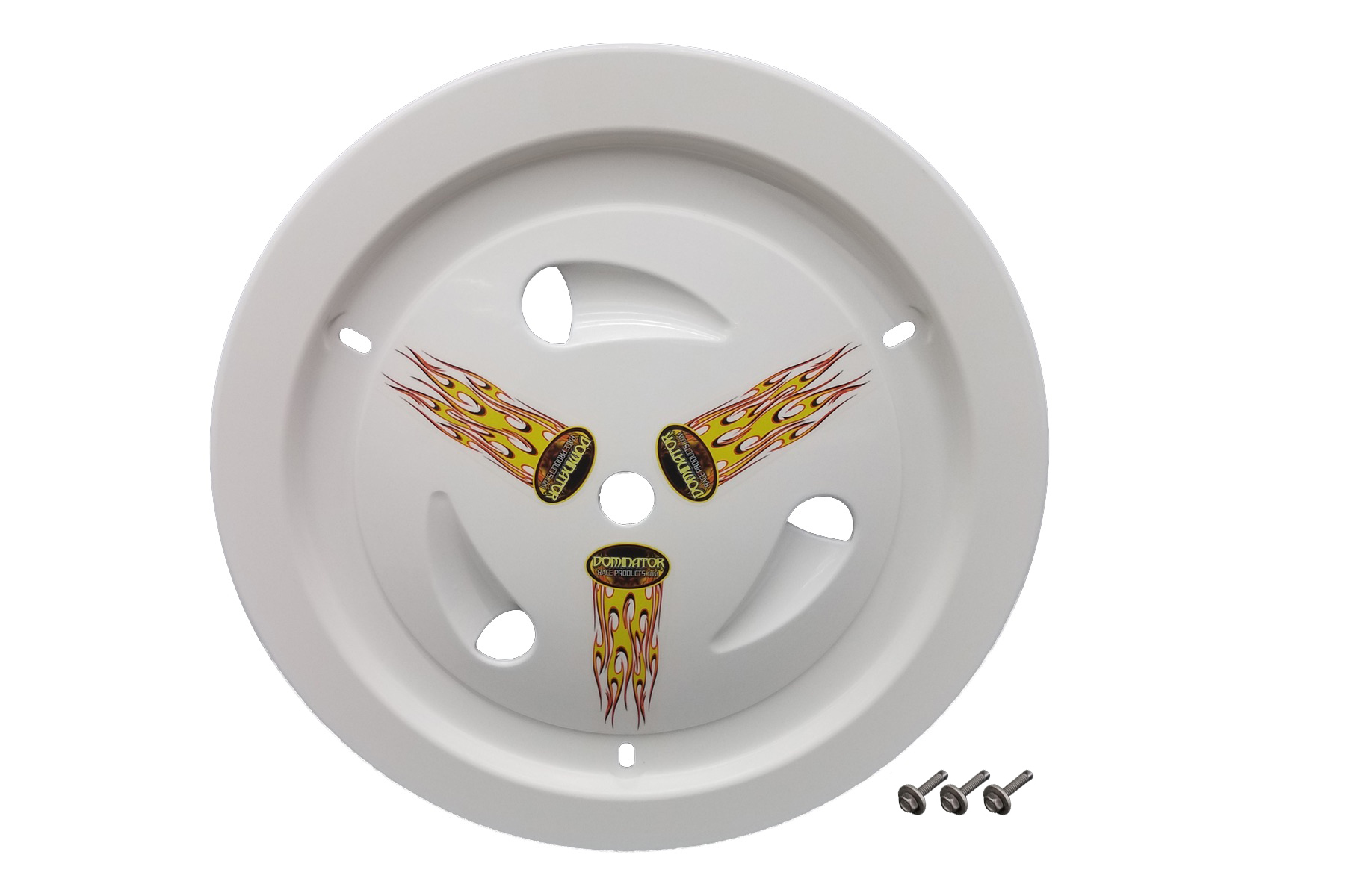 DOMINATOR RACE PRODUCTS — DOMINATOR RACE PRODUCTS Wheel Cover Bolt-On White