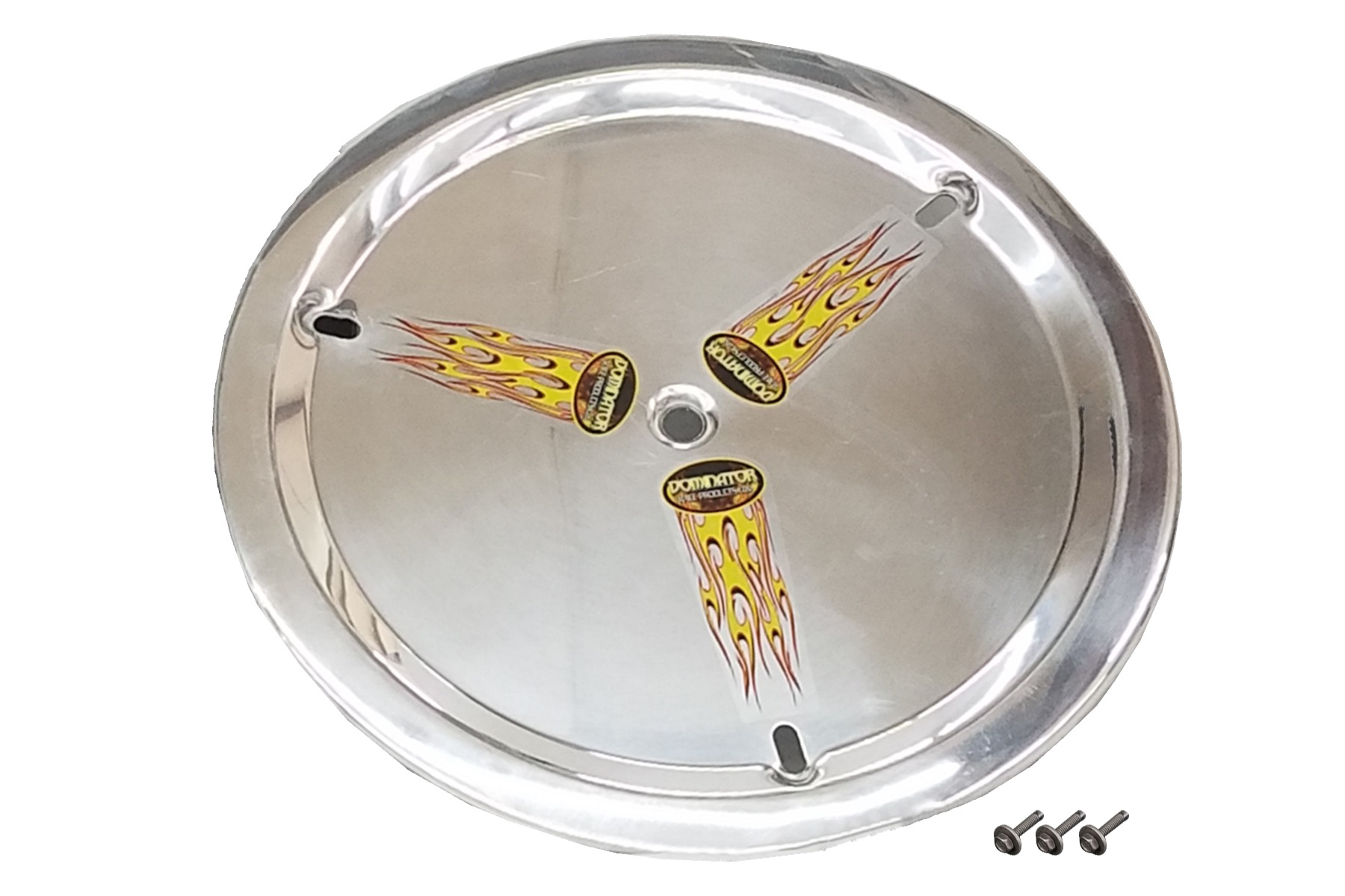 DOMINATOR RACE PRODUCTS — DOMINATOR RACE PRODUCTS Wheel Cover Aluminum Bolt-On 15in Polished
