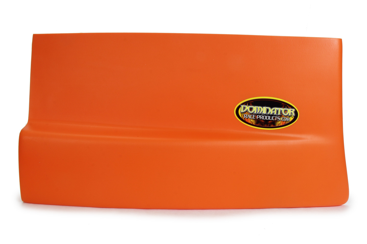 Fender Extension - Dominator - Driver Side - Molded Plastic - Orange - Dirt Late Model - Each