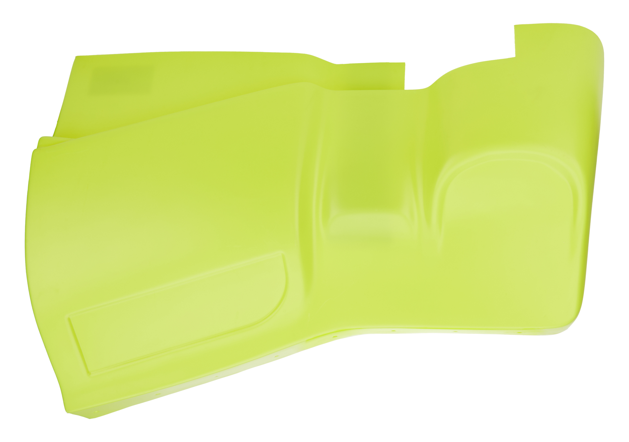 Nose - SS Killer Z - Driver Side - Upper - Plastic - Fluorescent Yellow - Street Stock - Each