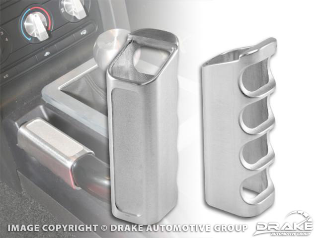 Scott Drake 5R3Z-2760-BL Parking Brake Handle, Set Screw, Aluminum, Natural, Ford Mustang 2005-09, Each
