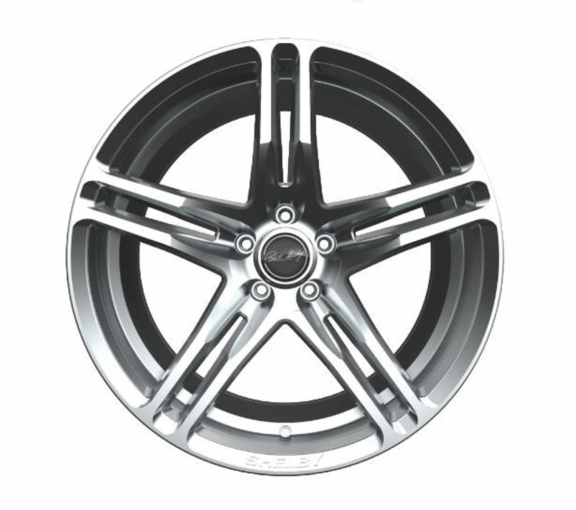 Wheel - CS14 - 20 x 9.5 in - 6.820 in Backspace - 5 x 4.50 in Bolt Pattern - Aluminum - Silver Paint - Each