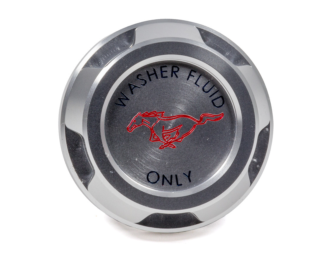 Washer Fluid Cap - Aluminum - Polished - Ford Mustang 2015-17 - Each
