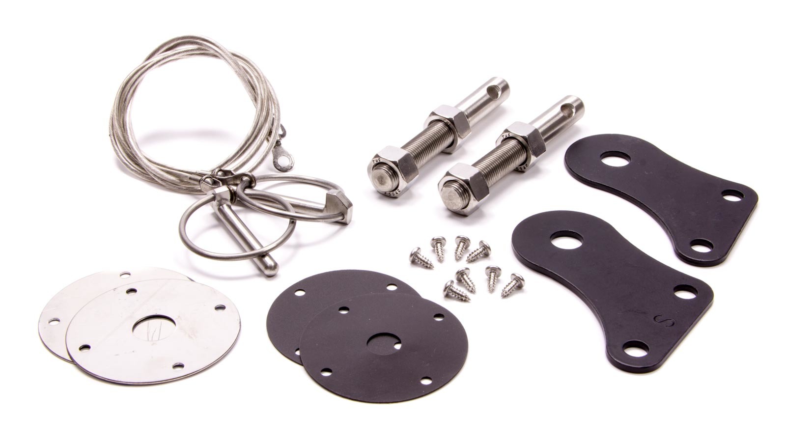 DRAKE AUTOMOTIVE GROUP — DRAKE AUTOMOTIVE GROUP Hood Pin Kit Stainless 05-09 Mustang
