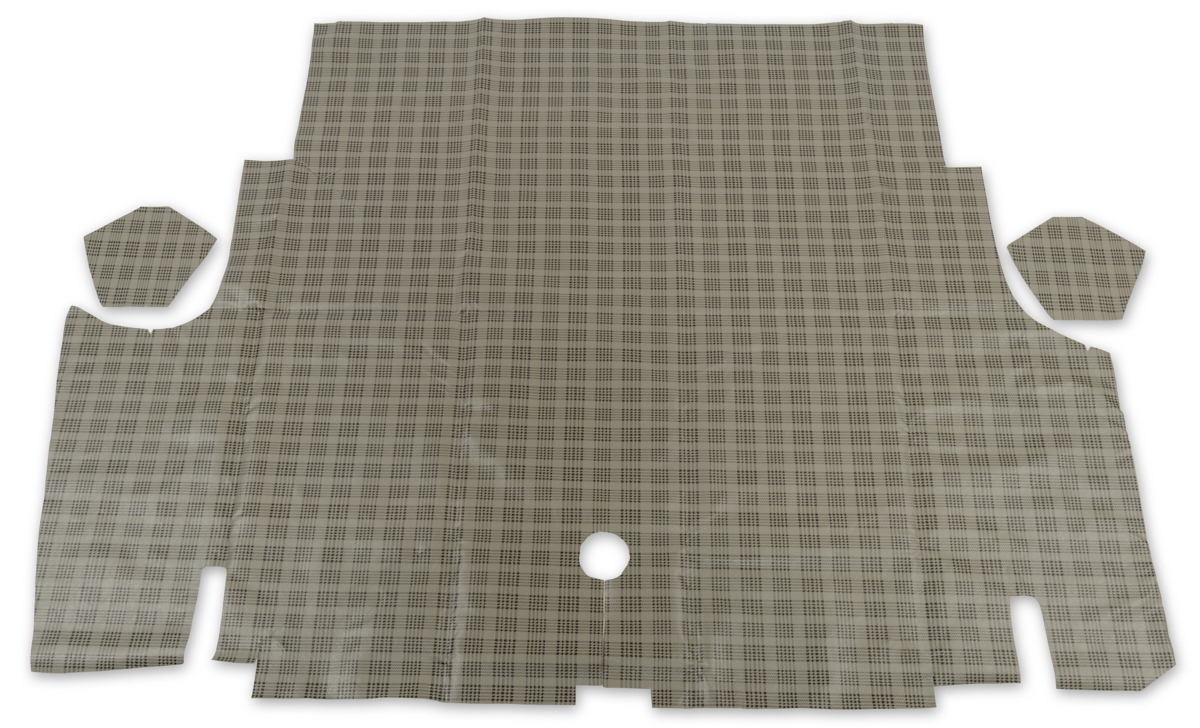 DRAKE AUTOMOTIVE GROUP — DRAKE AUTOMOTIVE GROUP 65-66 Mustang Trunk Mat Plaid